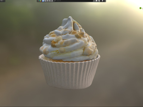 Muffin 4 Modèle 3D