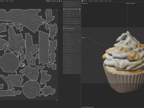 Muffin 4 Modelo 3D