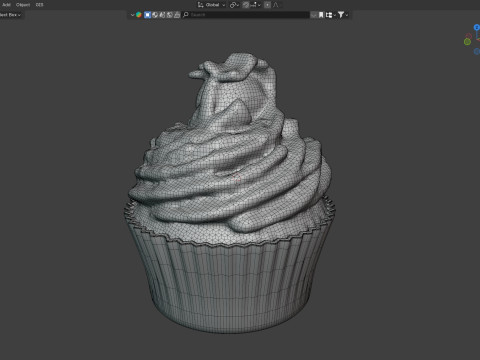 Muffin 5 Modelo 3D