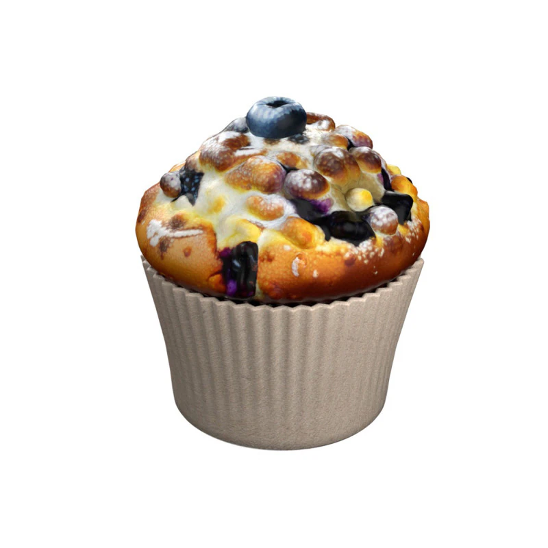 muffin 7 Model 3D .c4d .max .obj .3ds .fbx .stl .blend 