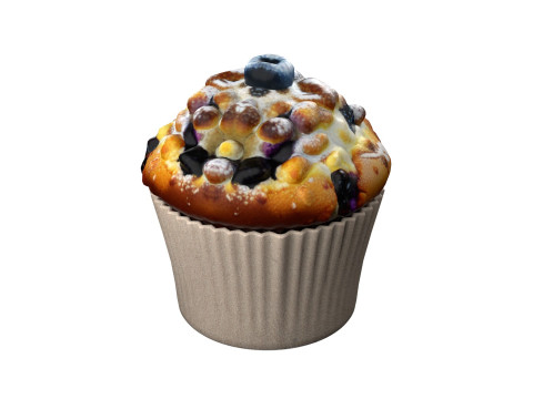 Muffin 7 Model 3D