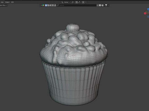 Muffin 7 Model 3D
