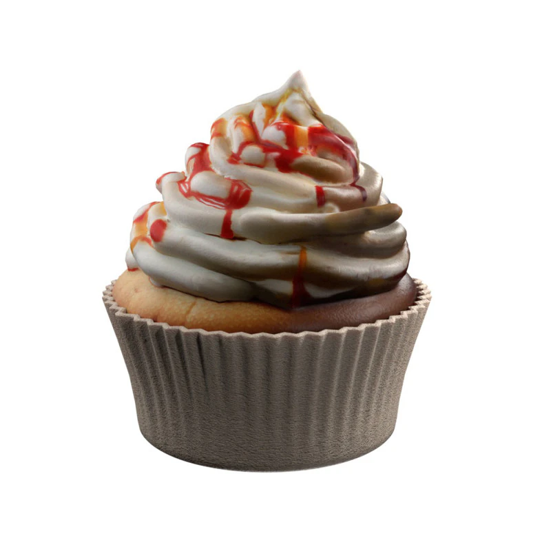 Muffin 8 3D Model .c4d .max .obj .3ds .fbx .stl .blend 