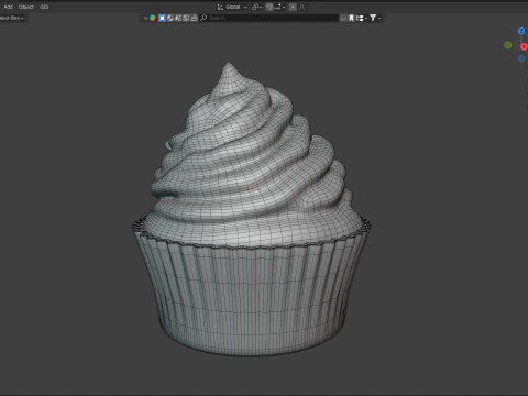 Muffin 8 3D Model