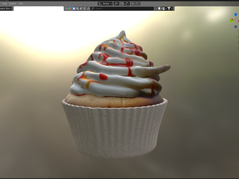 Muffin 8 Modelo 3D