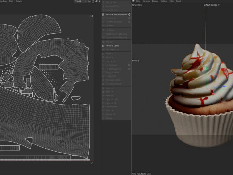 Muffin 8 3D Model