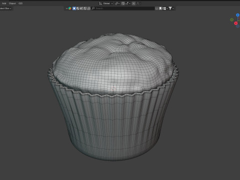 Muffin 9 Model 3D