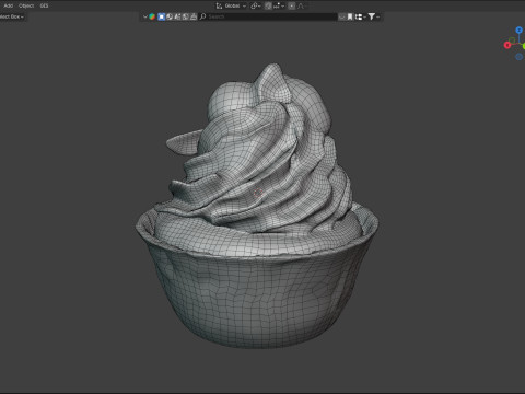 Muffin 10 Modèle 3D