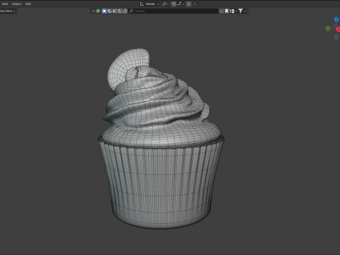 Muffin 12 Model 3D