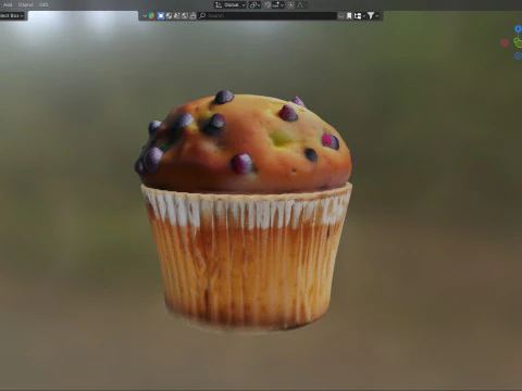 Muffin 13 Modelo 3D