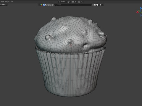 Muffin 13 Modelo 3D