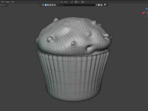 Muffin 13 Modelo 3D
