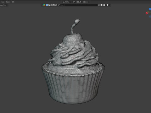 Muffin 14 3D Model