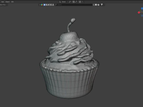 Muffin 14 3D Model