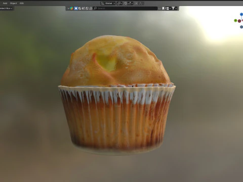 Muffin 15 3D Model