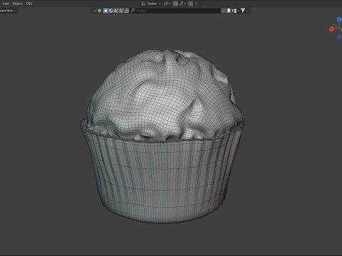 Muffin 15 3D Model