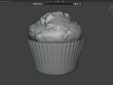 Muffin 16 Modelo 3D