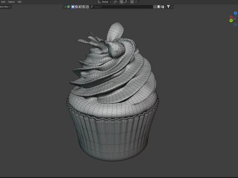 Muffin 17 3D Model