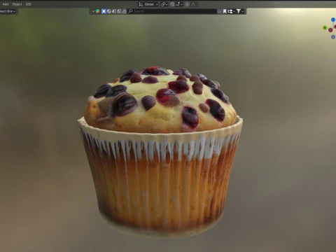 Muffin 19 3D Model