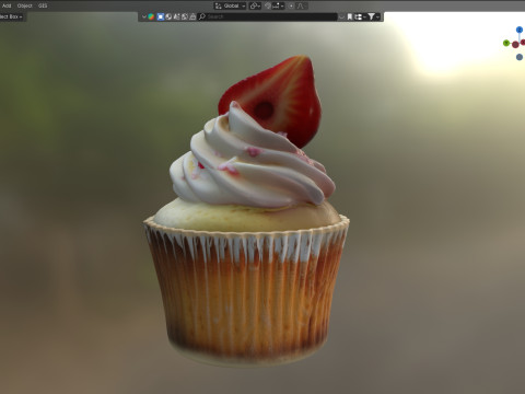 Muffin 20 Modelo 3D