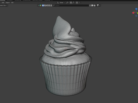 Muffin 20 Modelo 3D
