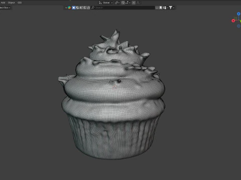 Muffin 21 3D Model