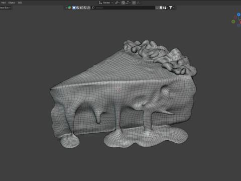 Pastry 9 3D-Modell