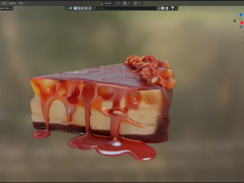 Pastry 9 3D-Modell