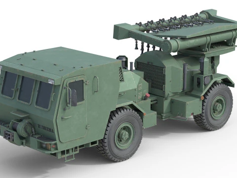 10 Military Vehicles Collection V15 3D Model