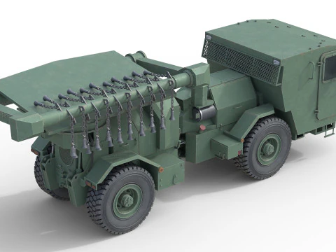 10 Military Vehicles Collection V15 3D Model