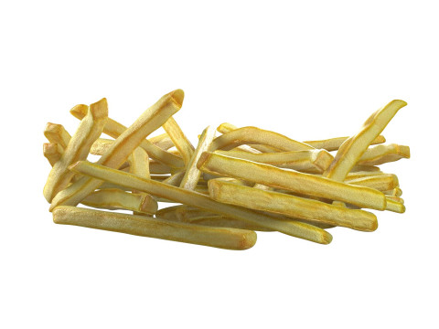 French Fries pile 3D Model