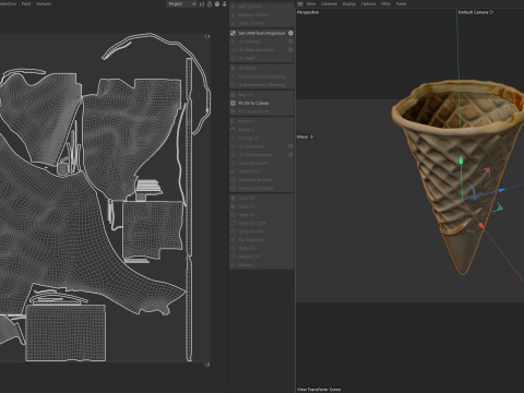 Icecream cone 2 3D Model