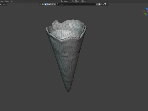 Icecream cone 3 3D Model