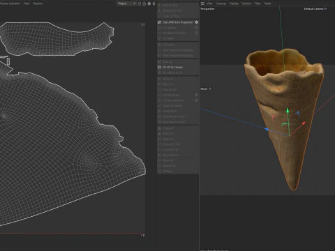 Icecream cone 3 3D Model