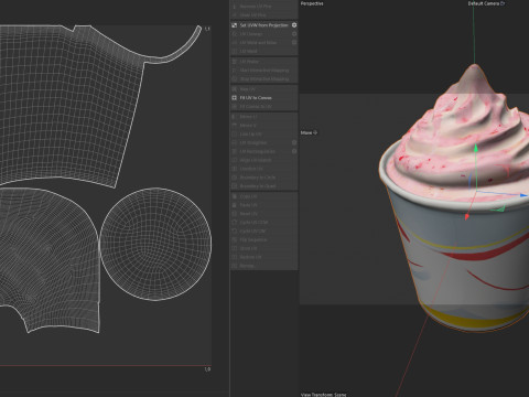 Chocolate Sundae 3D Model