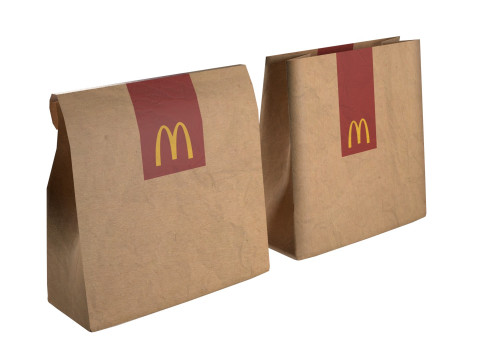 Fast Food Paper Bag 3D-Modell