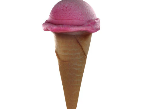 Рожок мороженого 4 3D Модель