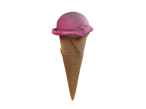 Ice Cream Cone 4 3D Model