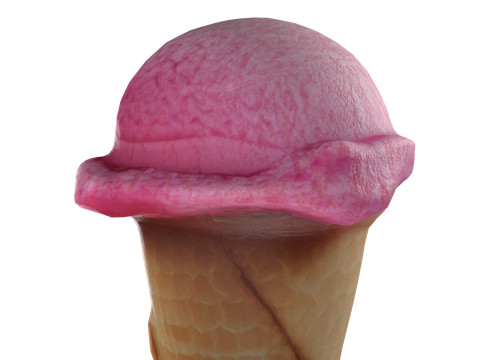 Ice Cream Cone 4 3D 模型
