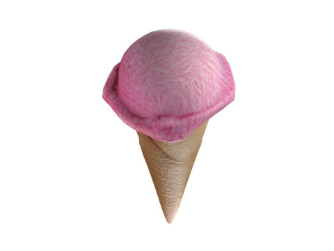 Ice Cream Cone 4 3D 模型