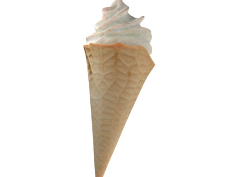 아이스크림 콘 5 3D 모델