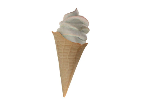 Ice Cream Cone 5 3D Model