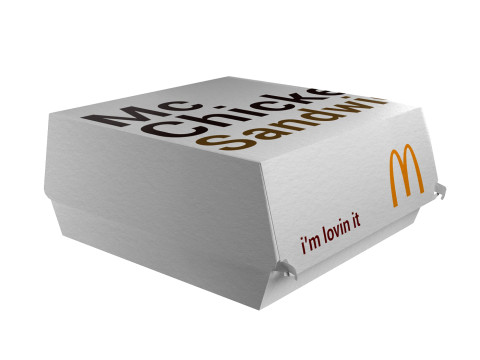 McChicken Package Model 3D