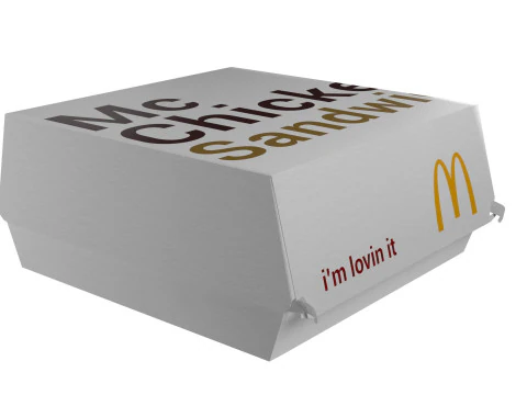 McChicken Package 3D Model