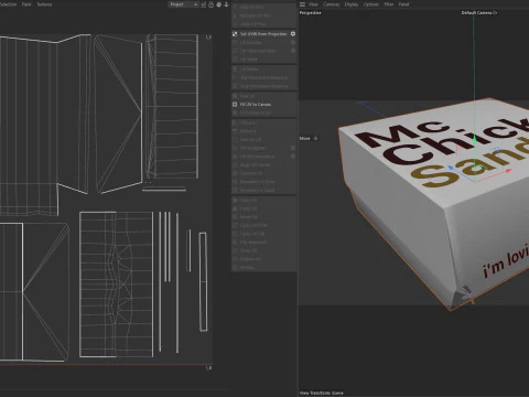McChicken Package 3D Model