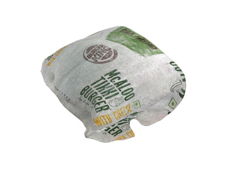 McDonalds Wrapped burger Model 3D