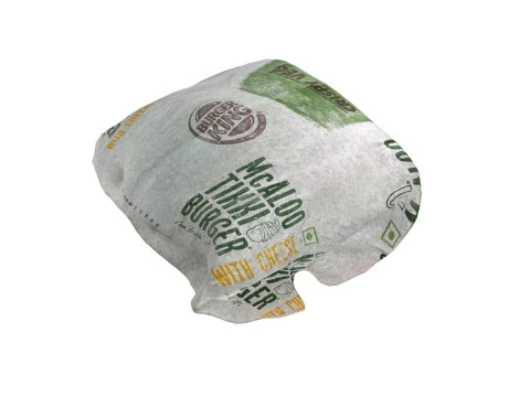 McDonalds Wrapped burger 3D Model