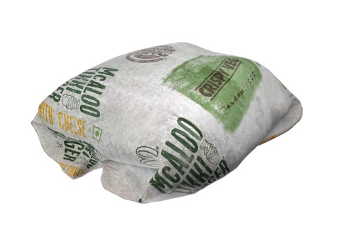 McDonalds Wrapped burger Model 3D