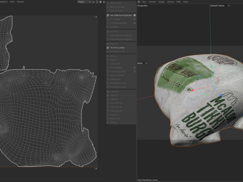 McDonalds Wrapped burger Model 3D