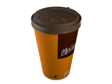 McDonalds Coffee Cup 3D Model